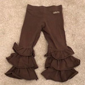 Matilda Jane brown ruffle pant